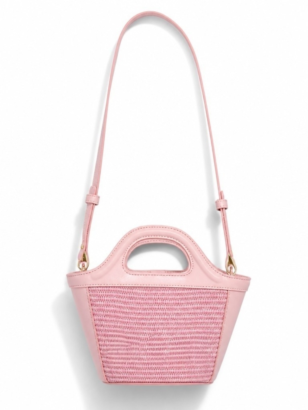 Pre-loved MARNI Tropicalia Micro Tote in Limited Pastel Blush Colorway - Picture 5 of 10